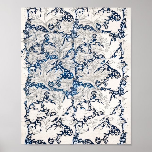 Wallflower Pattern 1890 By William Morris Poster (Front)