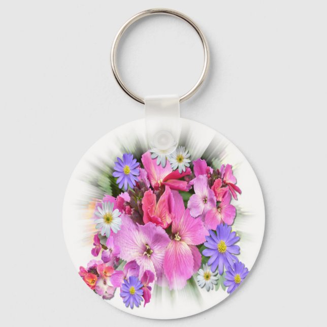 WALLFLOWERS & ANEMONES ~ Keychain (Front)