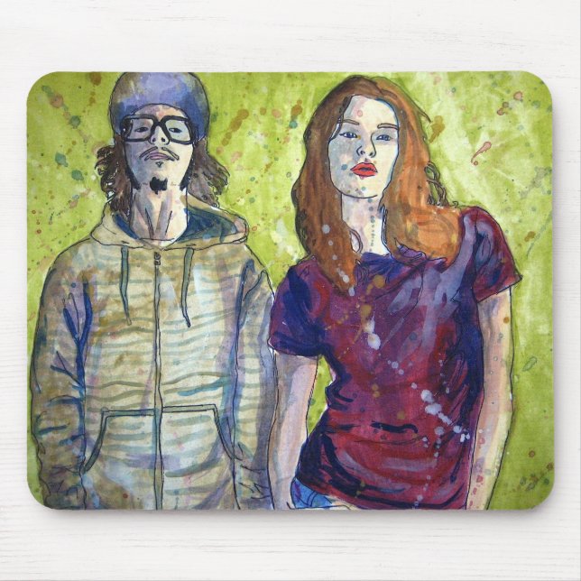 Wallflowers Mouse Mat (Front)