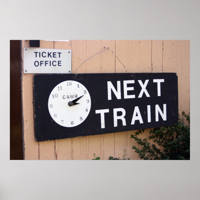 Wallingford station, Oxfordshire, UK Poster (Front)