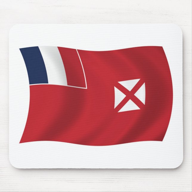 Wallis And Futuna Flag Mousepad (Front)