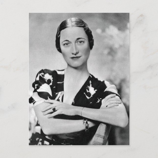 Wallis Simpson Postcard (Front)