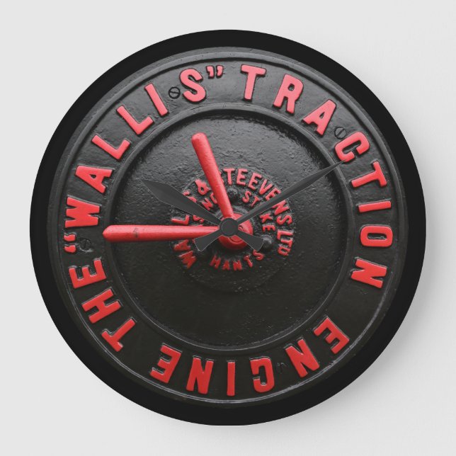 Wallis Traction Engine Large Clock (Front)