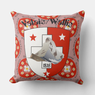 Wallis Valais Switzerland Suisse Kissen Cushion