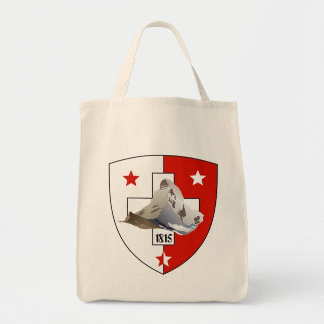 Wallis / Valais Tasche Tote Bag (Front)