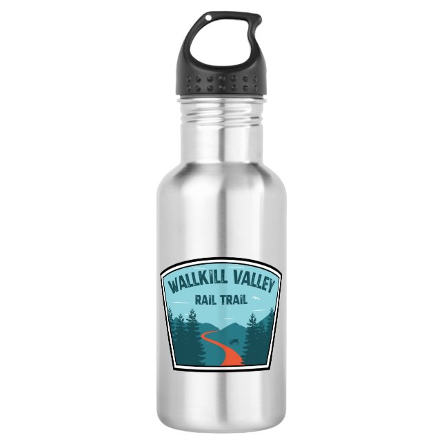 Wallkill Valley Rail Trail 532 Ml Water Bottle (Front)
