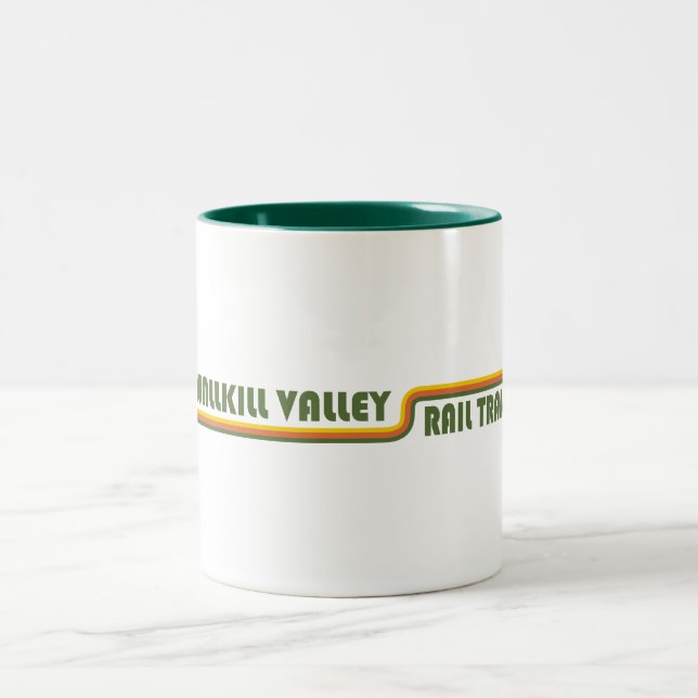 Wallkill Valley Rail Trail Two-Tone Coffee Mug (Center)