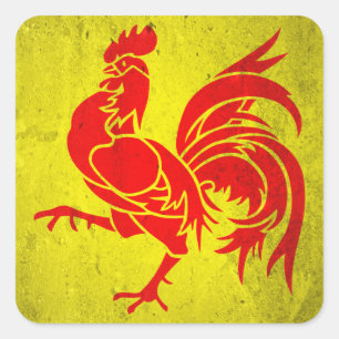 Wallonia Square Sticker