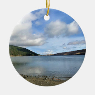 Wallowa Lake, Oregon Ceramic Tree Decoration