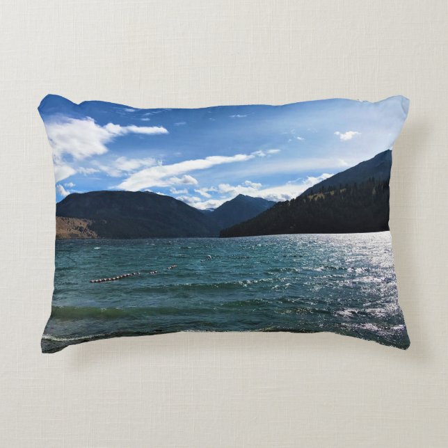 Wallowa Lake, Oregon Decorative Cushion (Front)