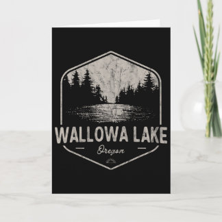 Wallowa Lake Oregon Outdoors Vintage  Card