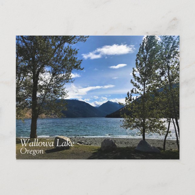 Wallowa Lake, Oregon Postcard (Front)