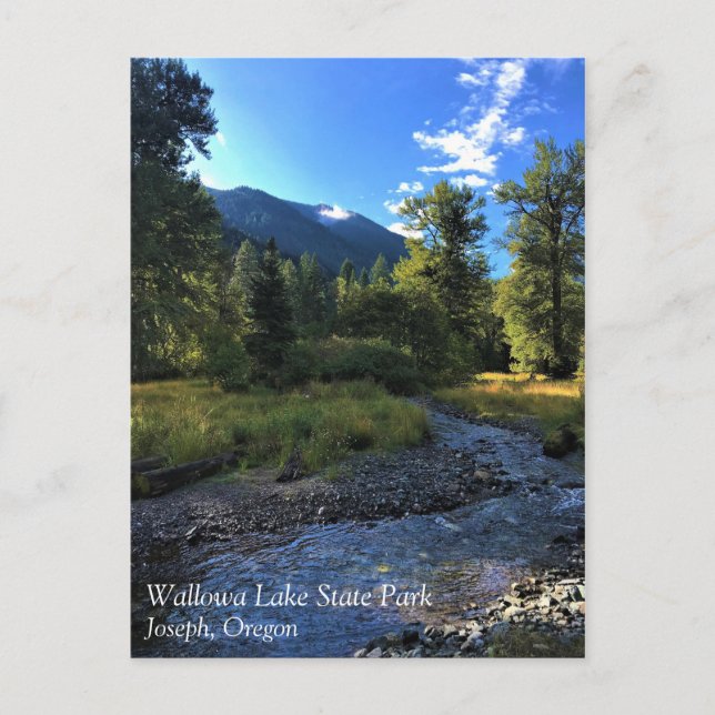 Wallowa Lake State Park, OR Postcard (Front)