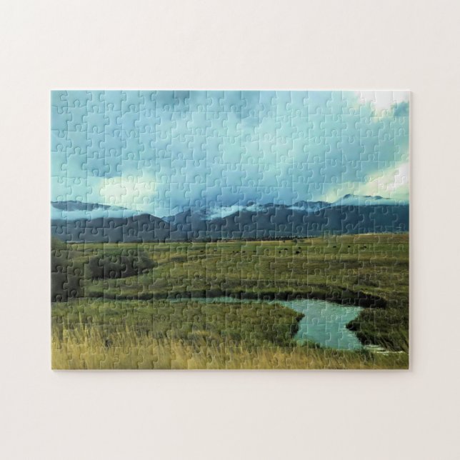 Wallowa River, Oregon Jigsaw Puzzle (Horizontal)