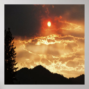 Wallows Fire Sky..... Poster