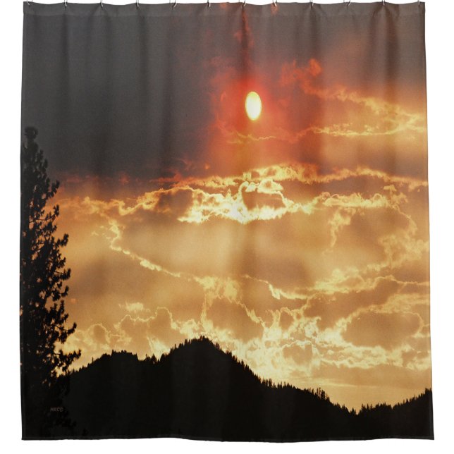 Wallows Fire Sky...... Shower Curtain (Front)