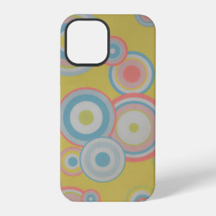 Wallpaper-70s-80s-circles-texture iPhone 12 Pro Case