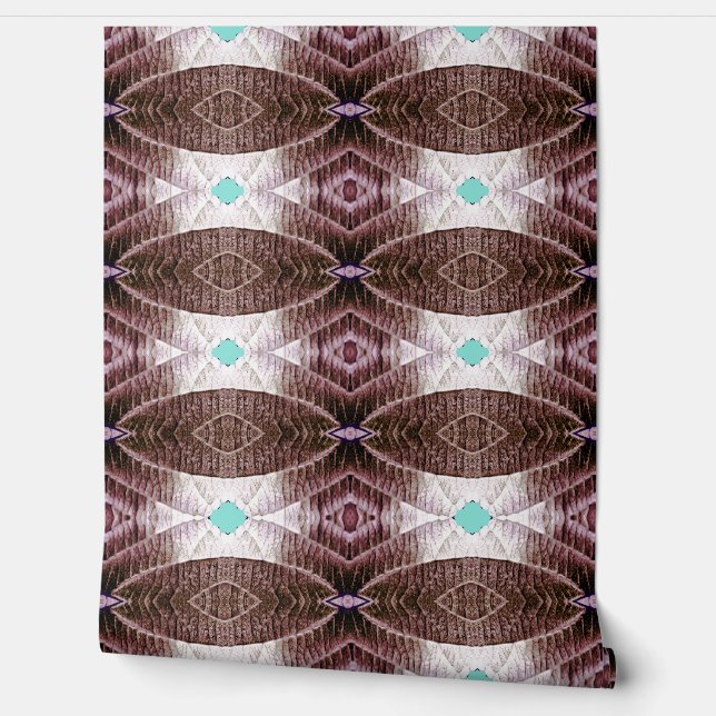 Wallpaper, An unique brown textured classic design Wallpaper (Unrolling)