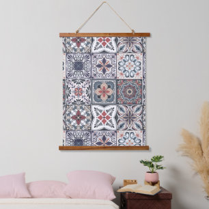 Wallpaper Backsplashes/Talavera inspired tiles 2 Hanging Tapestry