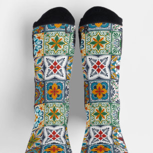 Wallpaper Backsplashes/Talavera inspired tiles Socks