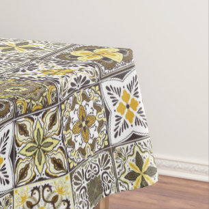 Wallpaper Backsplashes/Talavera inspired tiles/ Tablecloth