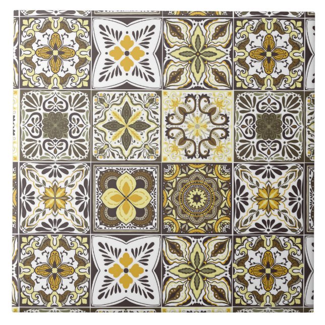 Wallpaper Backsplashes/Talavera inspired tiles/ Tile (Front)