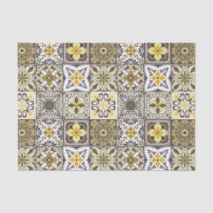 Wallpaper Backsplashes/Talavera inspired tiles/ Tissue Paper