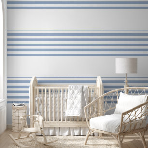 Wallpaper Blue & White Stripe