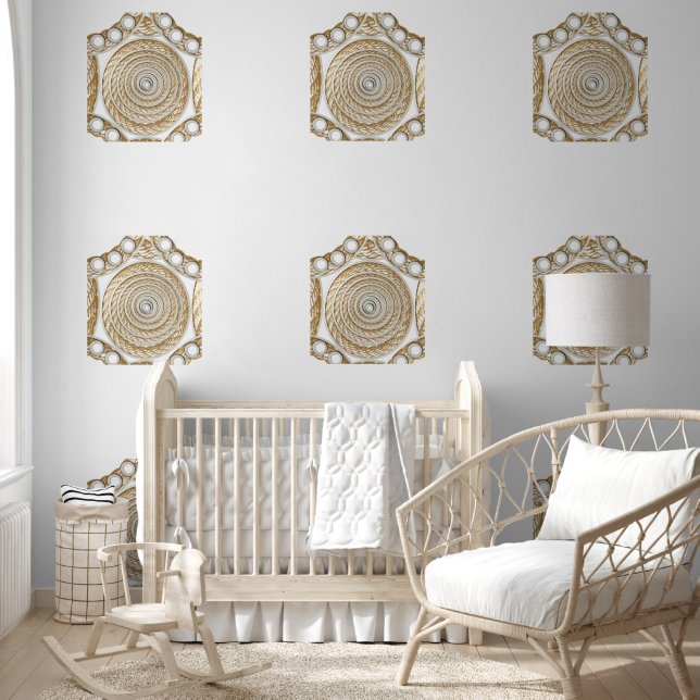 Wallpaper Brown Beige Rope (Kids)