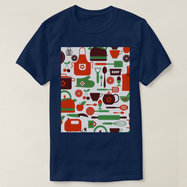 wallpaper containing kitchen utensils Graphic T-Shirt (Design Front)