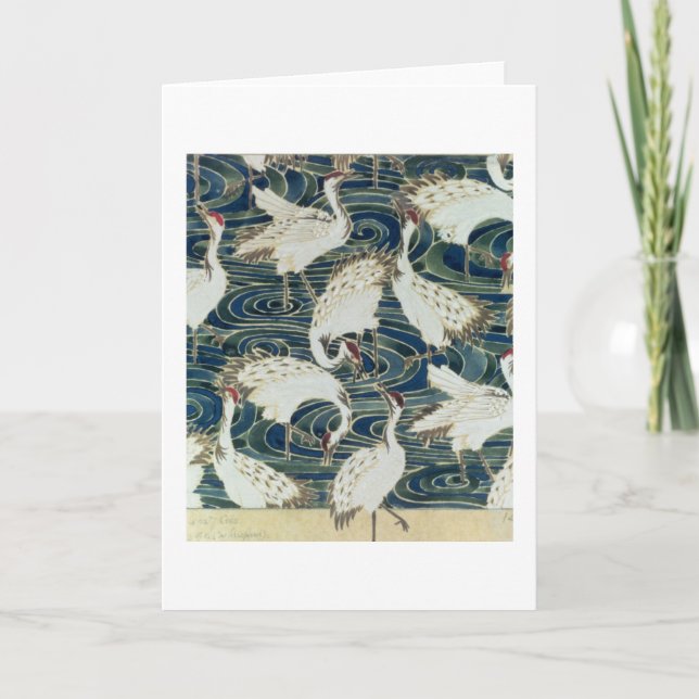 Wallpaper design, by the Silver Studio, c.1890 Card (Front)