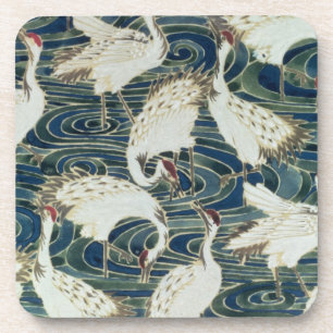 Wallpaper design, by the Silver Studio, c.1890 Coaster