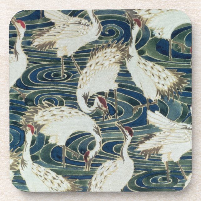 Wallpaper design, by the Silver Studio, c.1890 Coaster (Front)