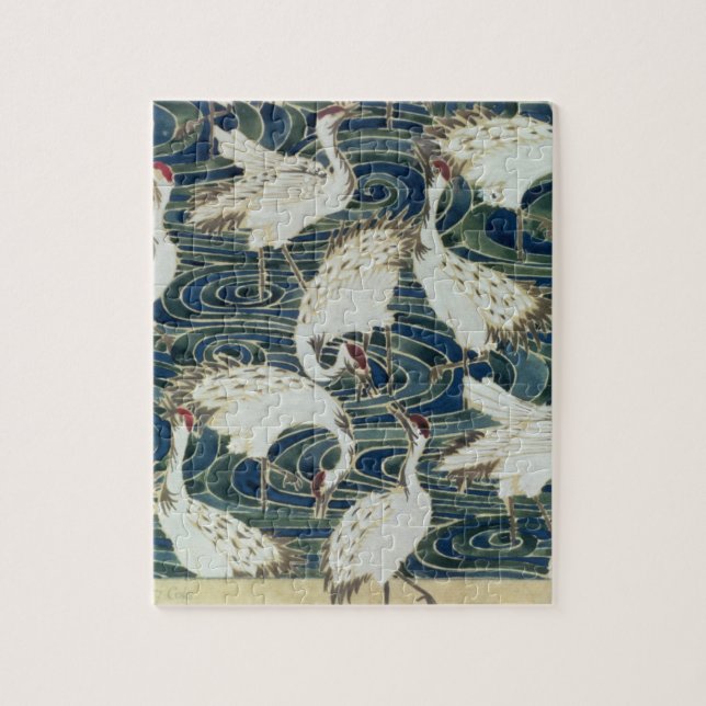 Wallpaper design, by the Silver Studio, c.1890 Jigsaw Puzzle (Vertical)