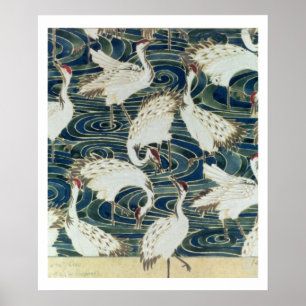 Wallpaper design, by the Silver Studio, c.1890 Poster