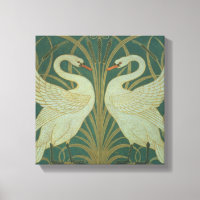 Wallpaper Design for panel of "Swan, Rush & Iris"