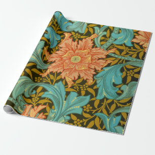 Wallpaper Design, Single Stem by William Morris Wrapping Paper