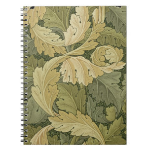 Wallpaper Design with Acanthus/Woodland colours, 1 Notebook