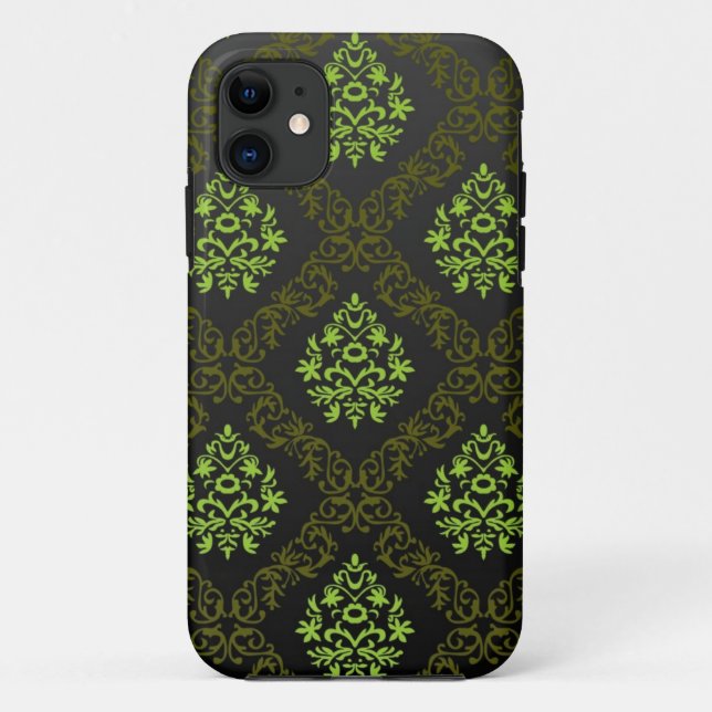 Wallpaper Floral Green Case-Mate iPhone Case (Back)