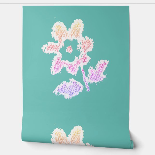 WALLPAPER FLOWER STYLE DESIGN (Unrolling)