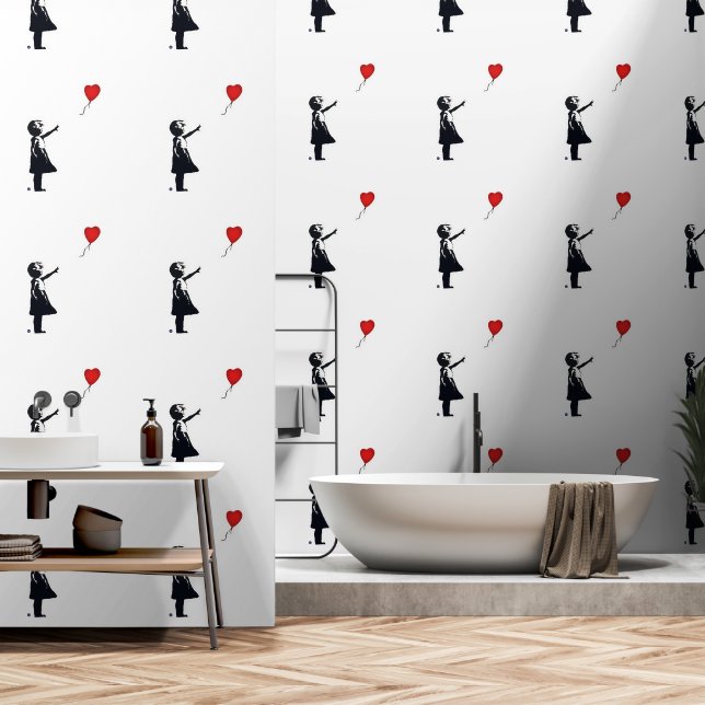 Wallpaper | Hope Balloon Girl (Bathroom)