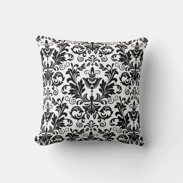 Wallpaper in the style of Baroque. Seamless backgr Cushion (Front)
