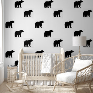 Wallpaper - Nursery Child's Bedroom Polar Bear