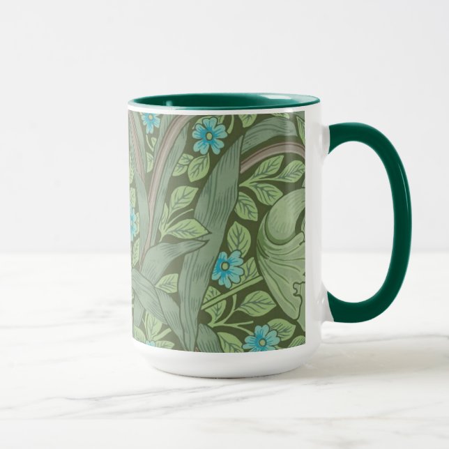 Wallpaper Pattern Sample with Forget-Me-Nots Mug (Right)