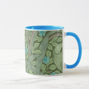 Wallpaper Pattern Sample with Forget-Me-Nots Mug