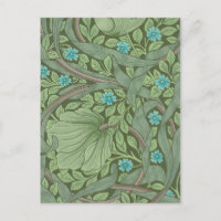 Wallpaper Pattern Sample with Forget-Me-Nots