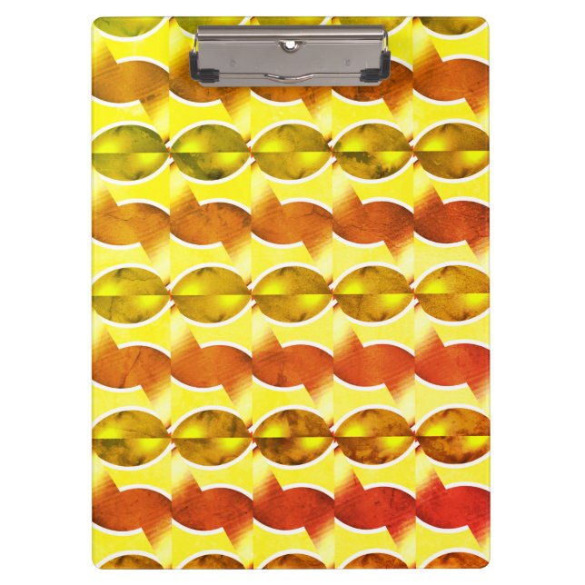 wallpaper retro orange 1970 clipboard (Front)