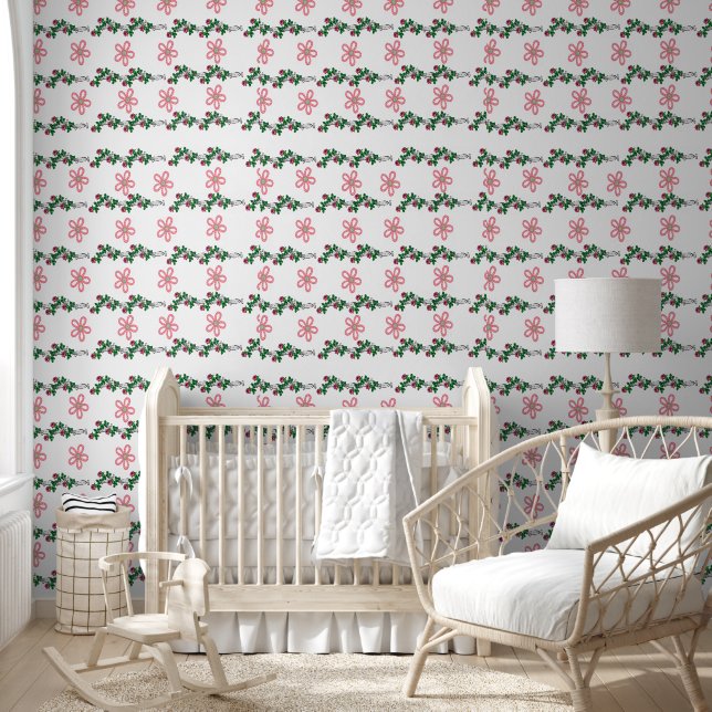 Wallpaper Rose Floral Flowers (Kids)
