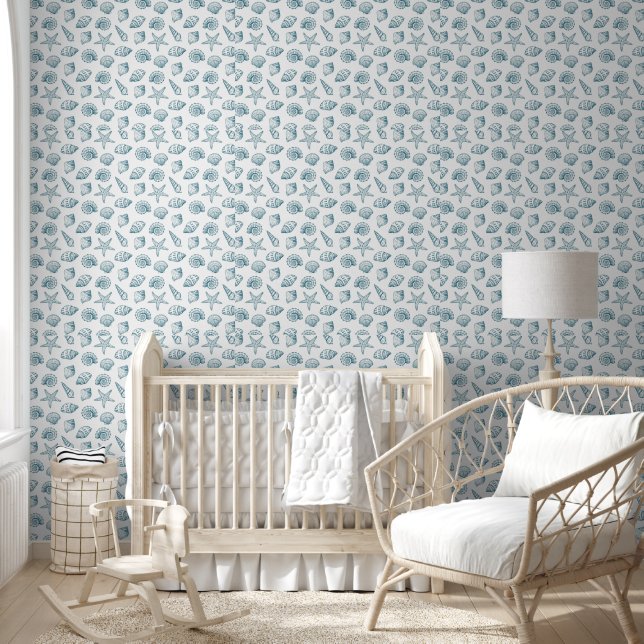 Wallpaper - Sea Shells and Starfish (Kids)