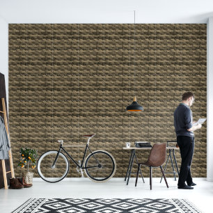 Wallpaper - Sepia Ripple Crochet
